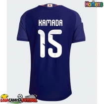 Camisa de Futebol Japão Daichi Kamada #15 Equipamento Principal Mundo 2026 Manga Curta